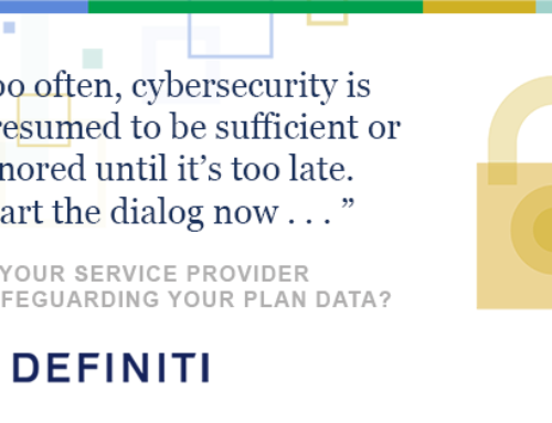 Is Your Service Provider Safeguarding Your Plan Data?