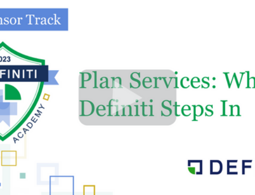 Plan Services: When Definiti Steps In